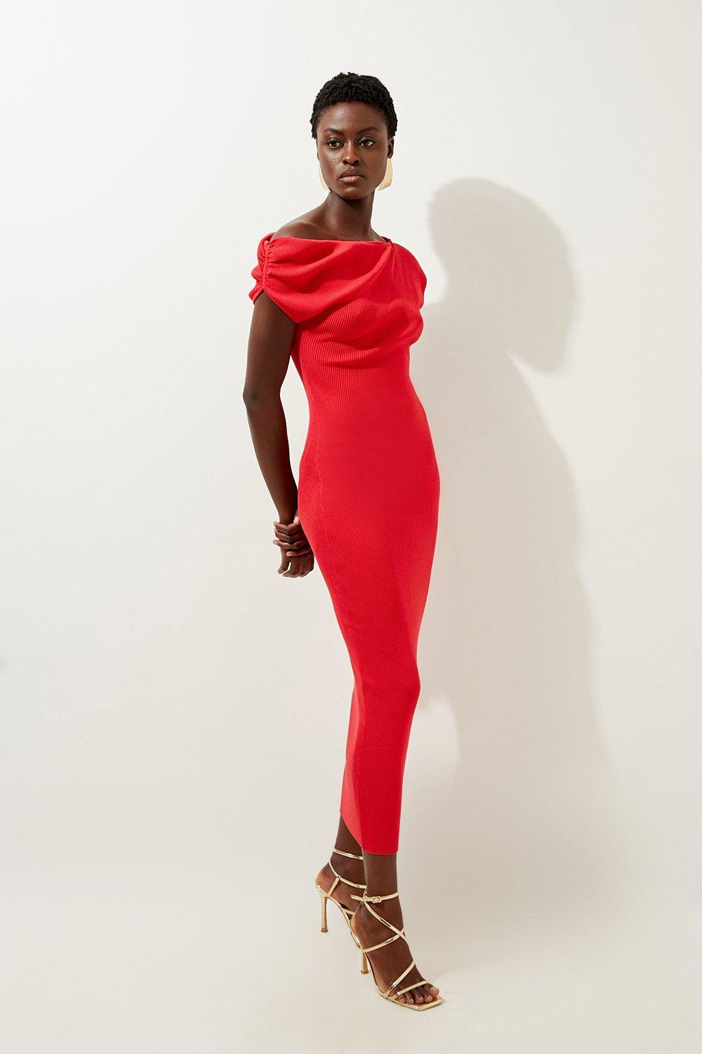 【関税&送料込】Courreges Red Viscose Blend Dress 関税&送料込】Courreges Red Viscose Blend Dress (Courreges